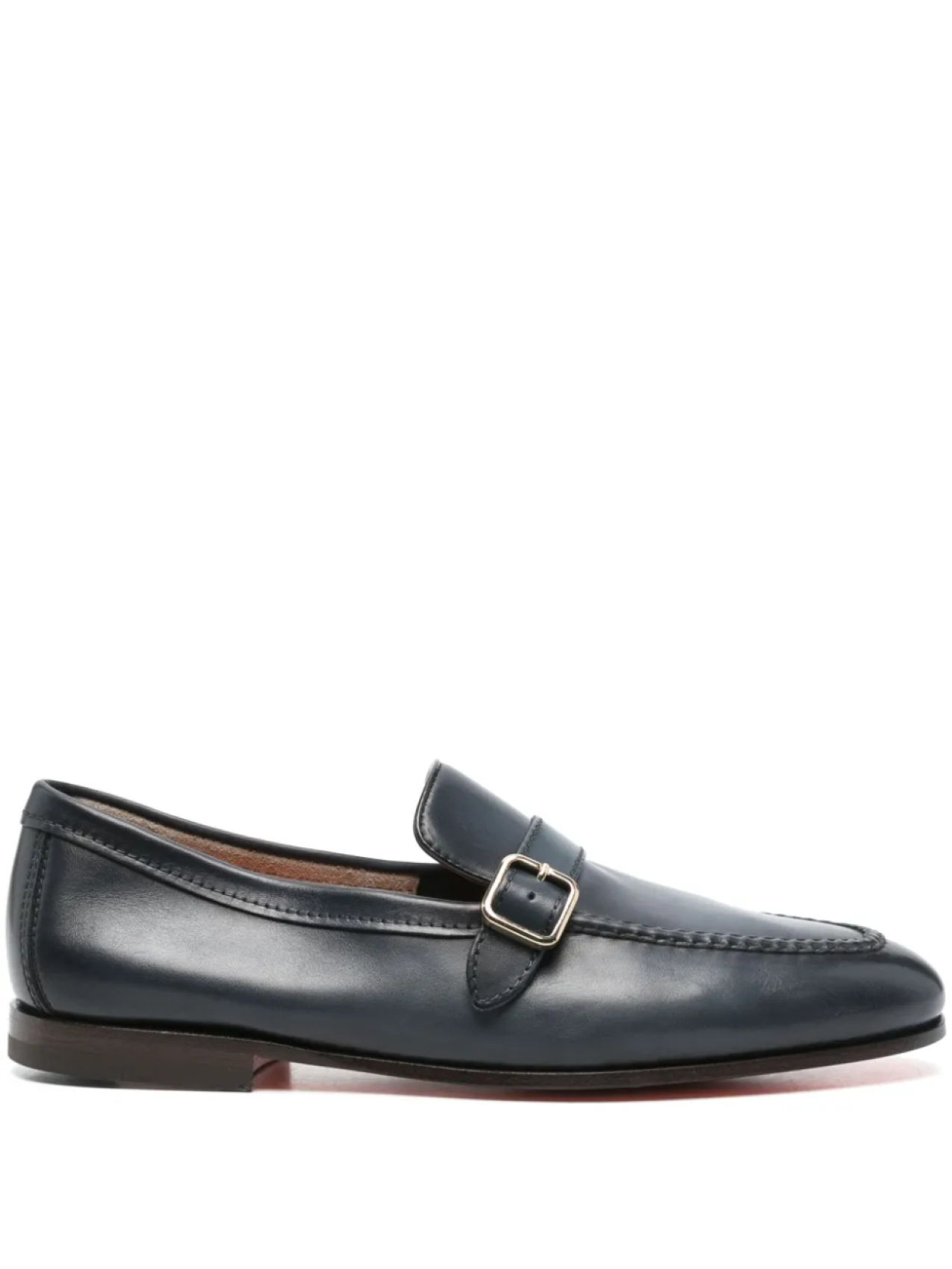

Santoni лоферы с пряжкой, синий