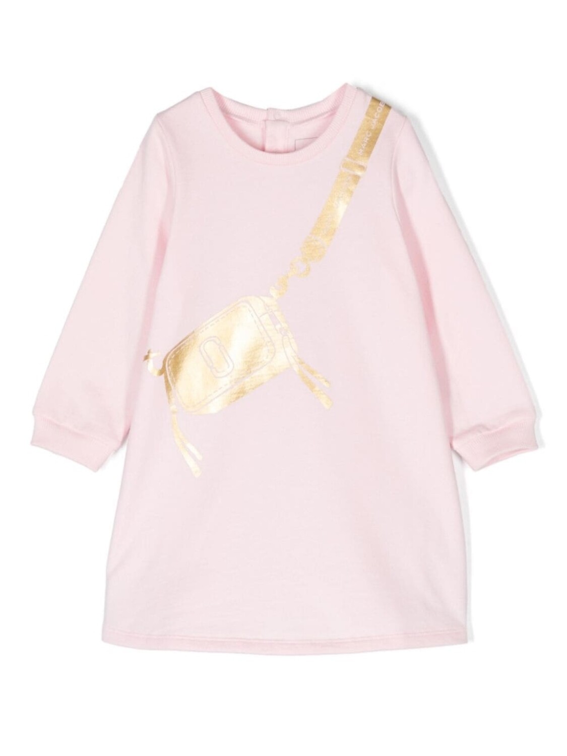 

Marc Jacobs Kids платье с принтом сумочки, розовый