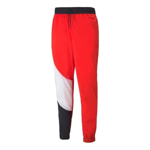 

Брюки clyde water repellent basketball pants 'red' Puma, красный
