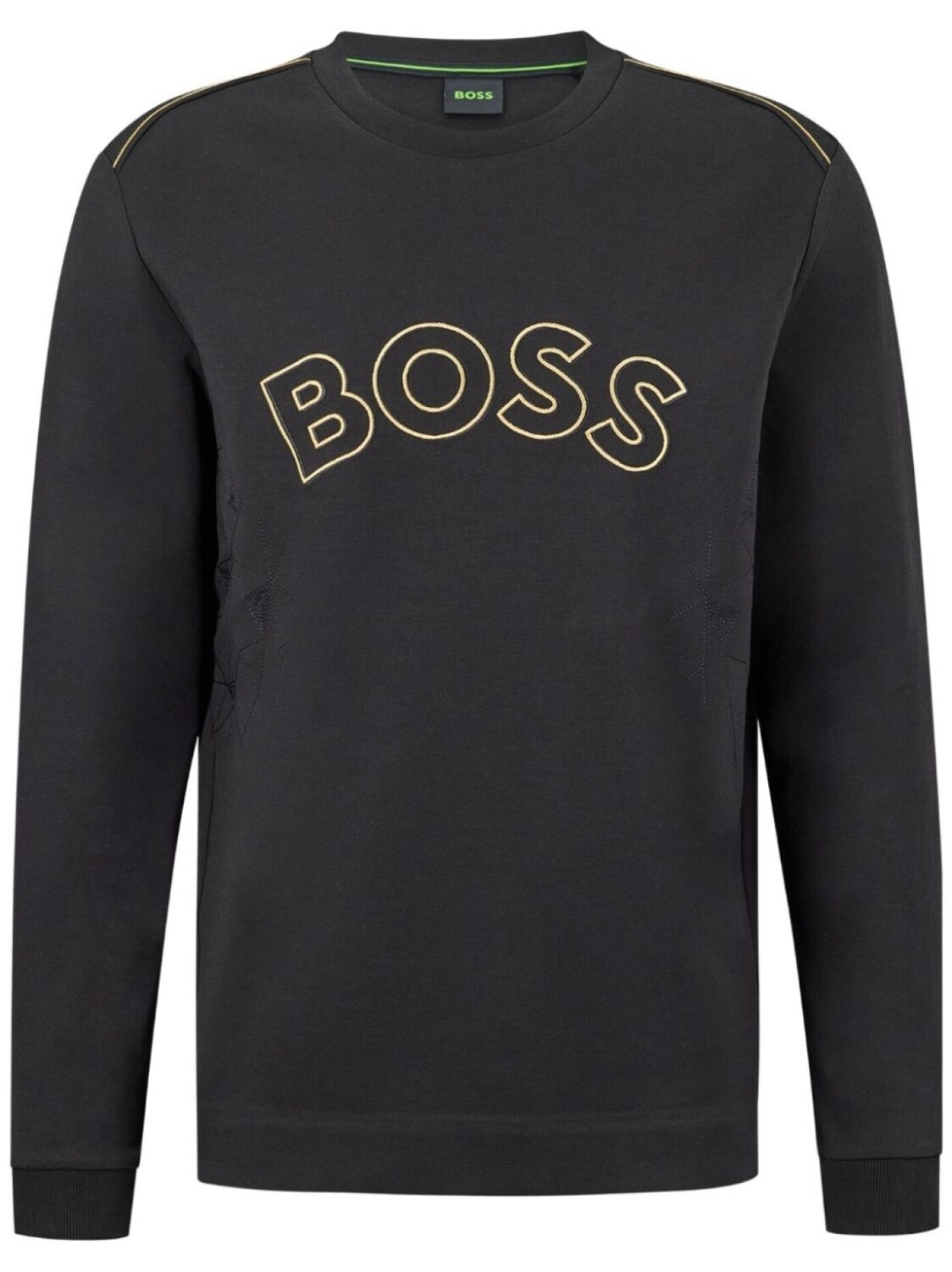 

BOSS толстовка с вышитым логотипом, черный