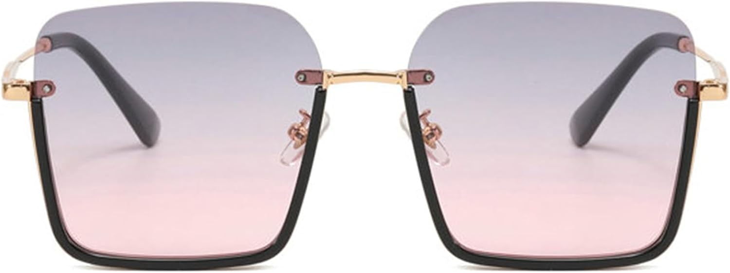 

Винтажные солнцезащитные очки Willochra большого размера, модные, для мужчин и женщин, квадратные, стильные, популярные, с защитой от УФ-излучения UV400, цвет F25, Purple