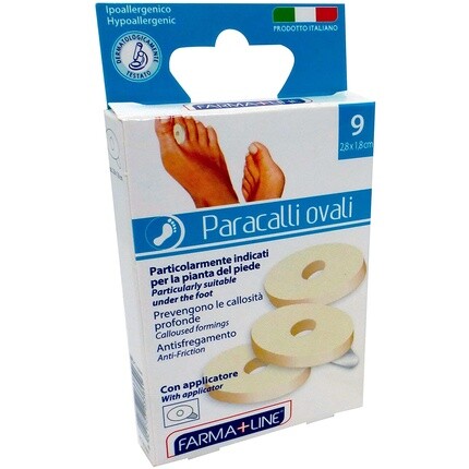 

Бампер с овальными защитными колпачками Farmaline с аппликатором Pharmaline Paracalli Ovali Con Applicatore, Casapiu' Srl