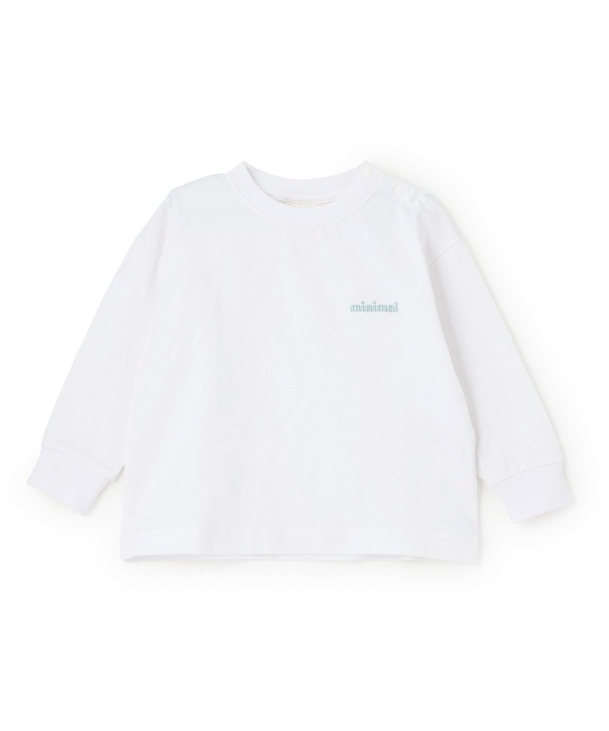 Футболка с длинным рукавом, C100/Устойчивая к пятнам/Пятна MINIMAL, Off white