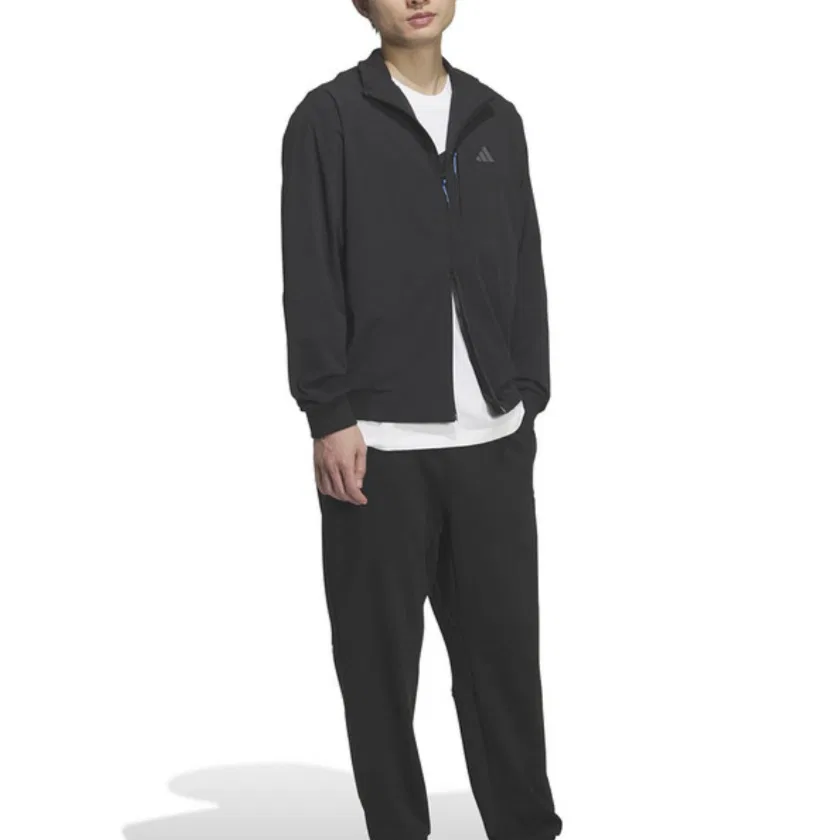 Куртка мужская Black, со стойкой, средней длины Adidas — фото 3
