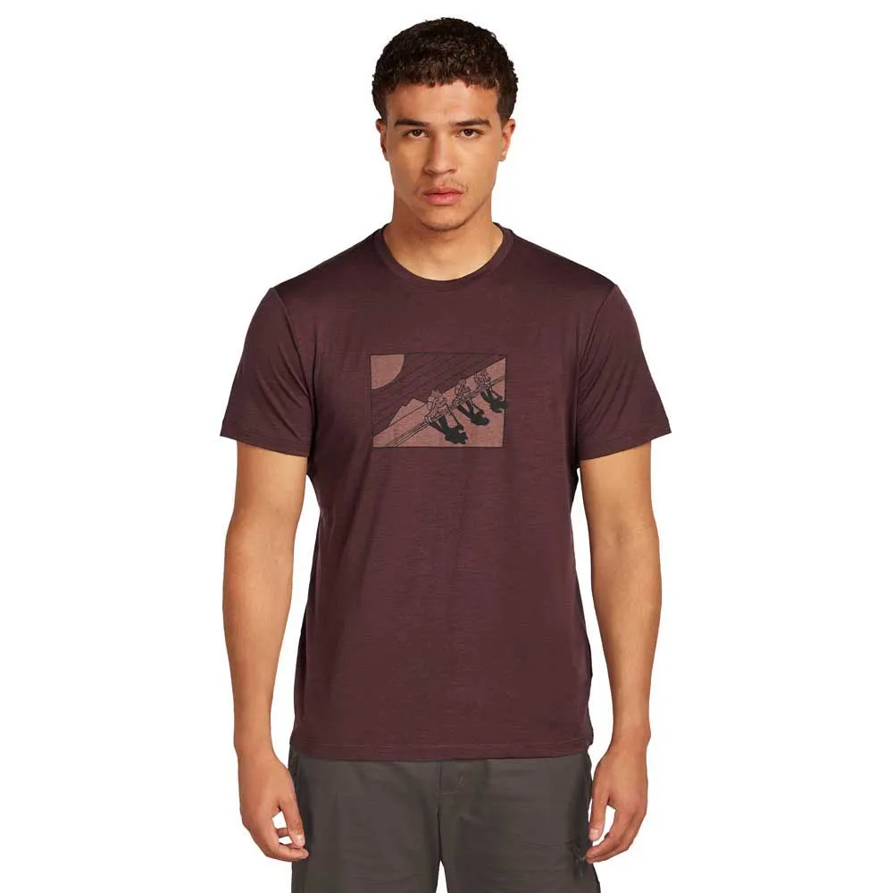 

Футболка Icebreaker Merino 150 Tech Lite In The Wild, фиолетовый