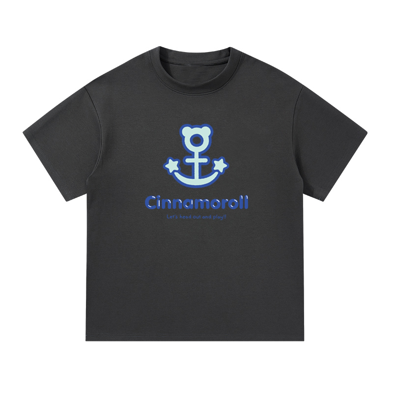 

Футболка Unisex CINNAMOROLL Yugui Dog Sanrio, темно-серый