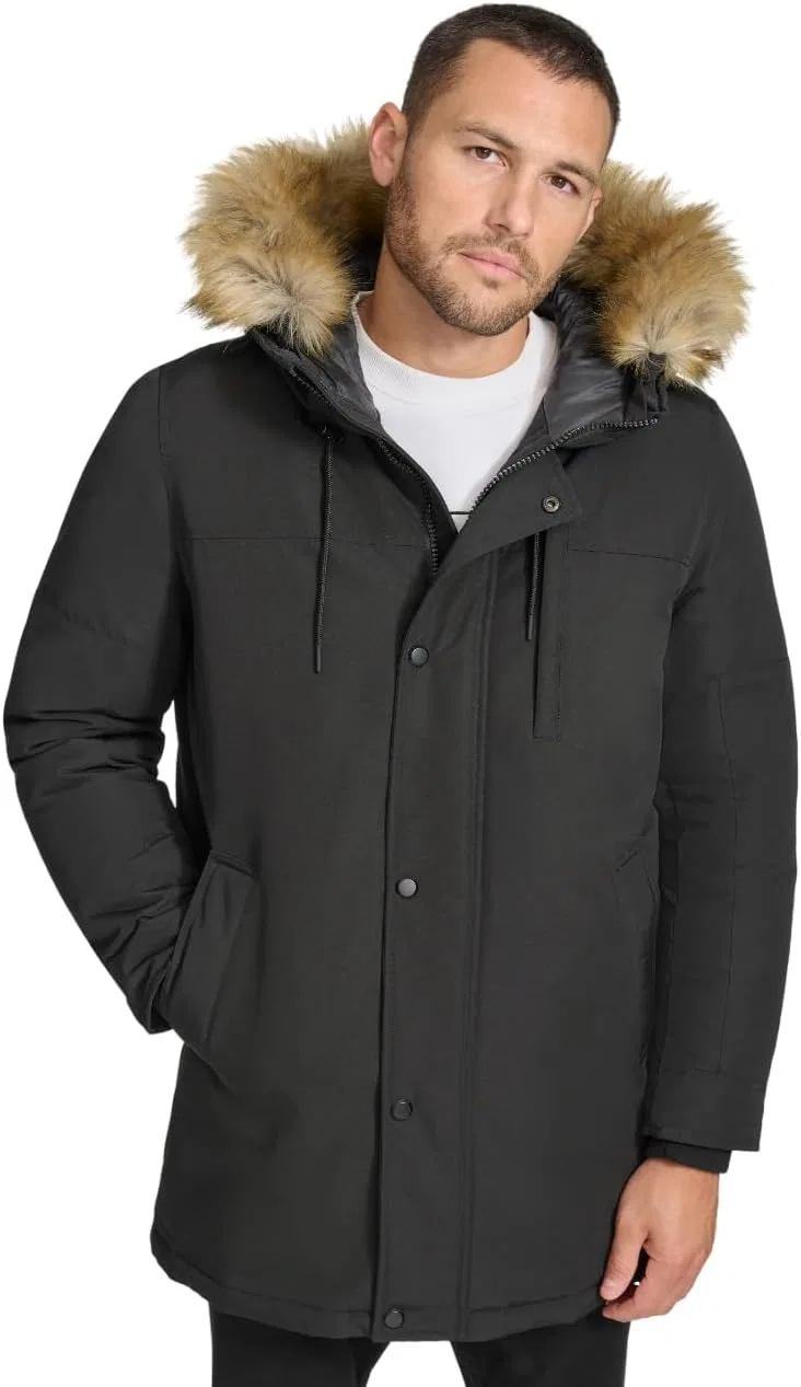 Куртка водонепроницаемая Calvin Klein, Black Fur