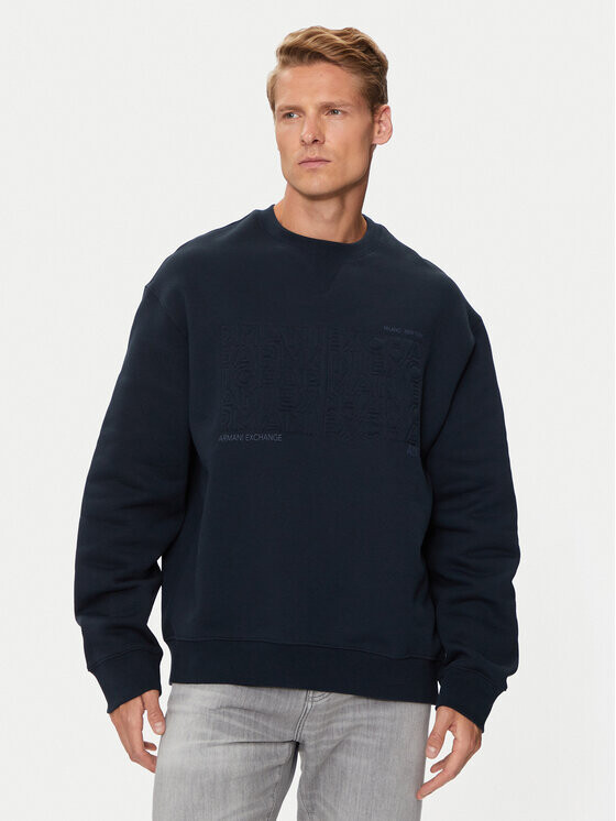 

Толстовка regular fit Armani Exchange, синий