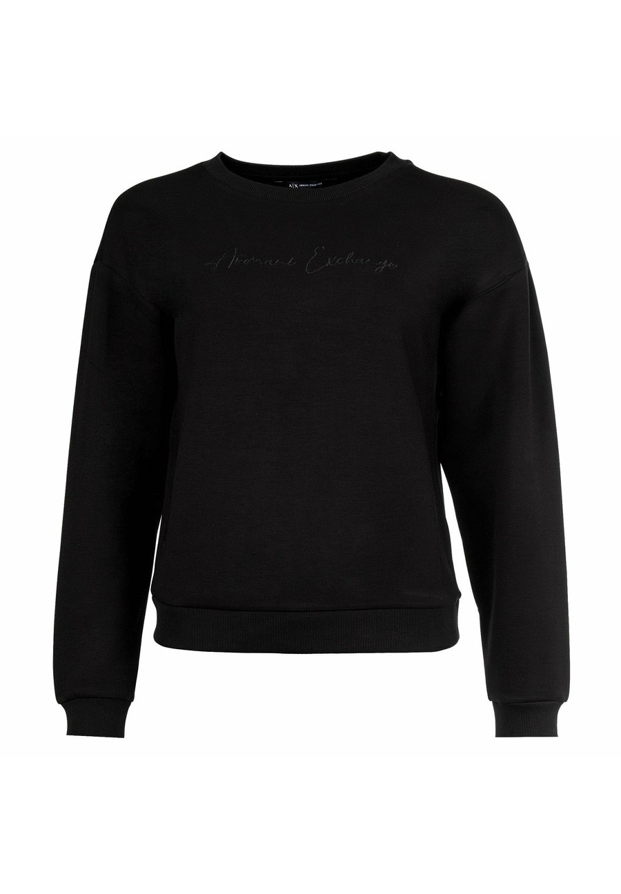 

Толстовка Armani Exchange RUNDHALS LOGO-STICKEREI, Schwarz/Black