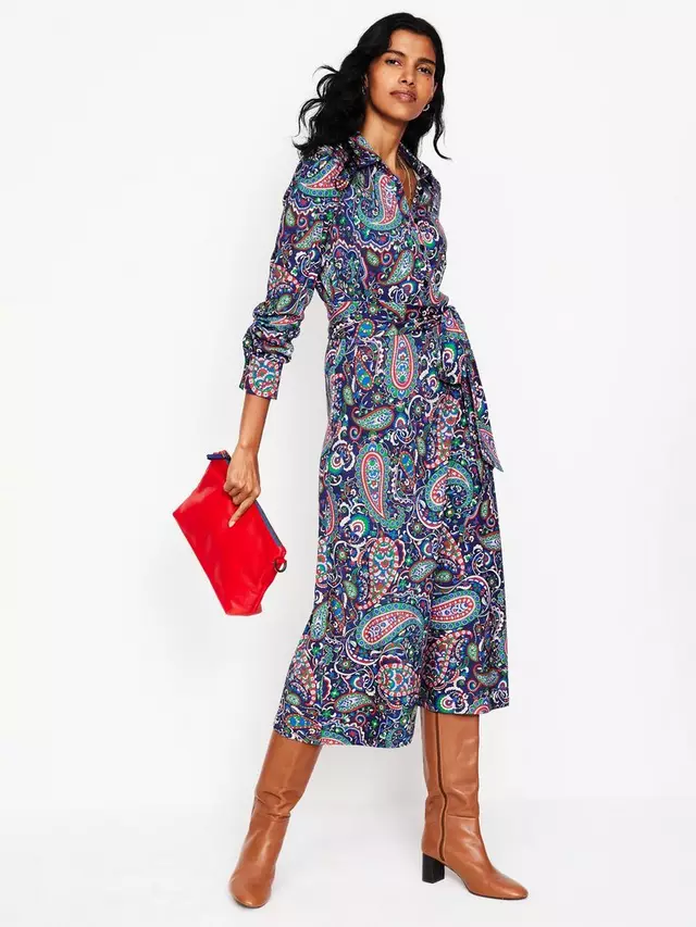 

Платье Boden Laura Paisley Jersey Midi