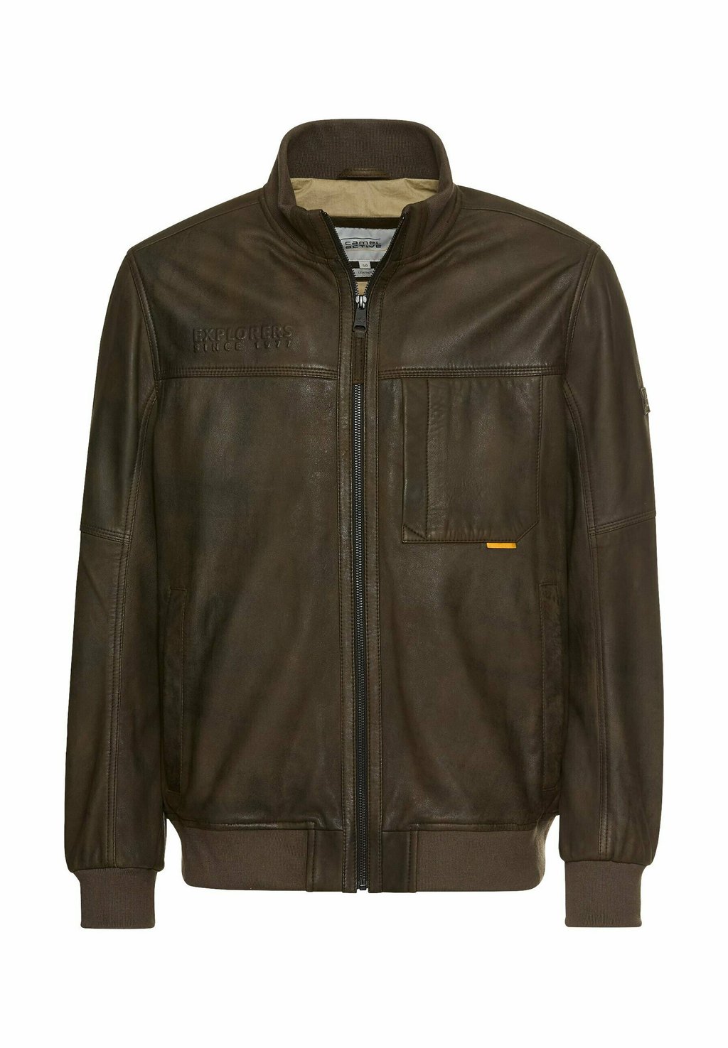 

Кожаная куртка MIT KRAGEN - Bomber Jacket camel active, оливковый, Зеленый, Кожаная куртка MIT KRAGEN - Bomber Jacket camel active, оливковый