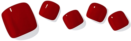 

Наклейки для ногтей для ног ohora Gel Nail Sticker P Basic Pedicure, PBS-004 30 szt.