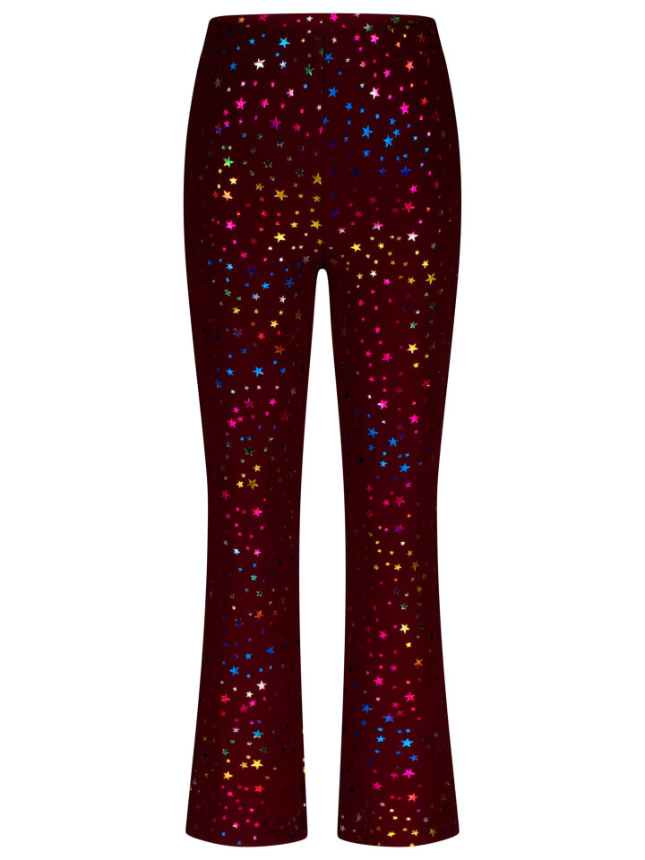 

Леггинсы Salt and Pepper Thermo-Leggings Foilprint Stars, бордо