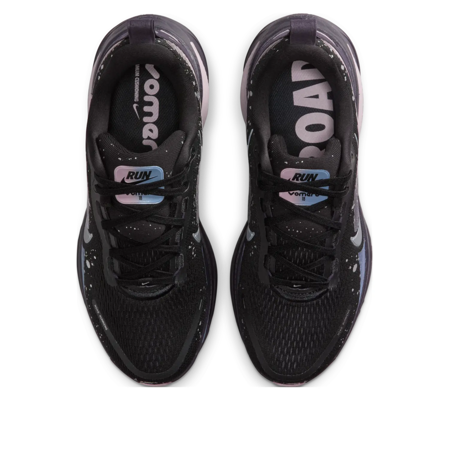 Кроссовки (WMNS) Nike ZoomX Vomero 18 SE 'Black Cave Purple Metallic Grey' — фото 4
