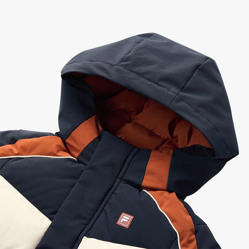 Детская зимняя куртка Pre school FILA KIDS, синий — фото 4