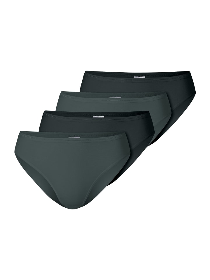 

Schiesser Трусы Tai Slip Modal Essentials in Schwarz / grün