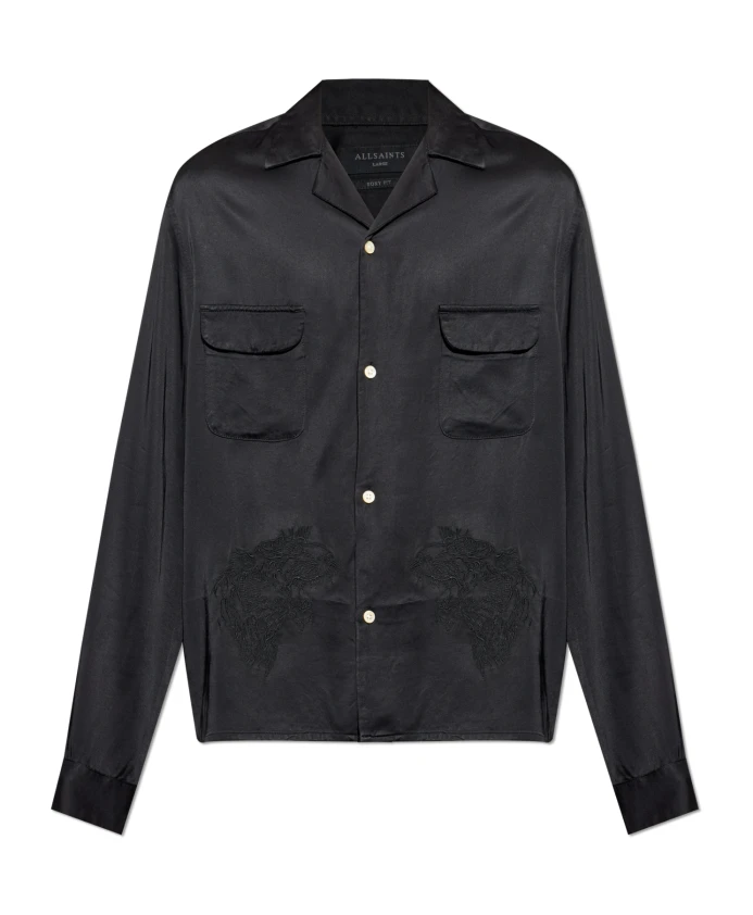 

Рубашка с длинными рукавами Yodo Allsaints, черный