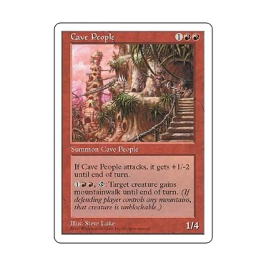 

CCG Пещерные люди (U), MTG - 5th Edition