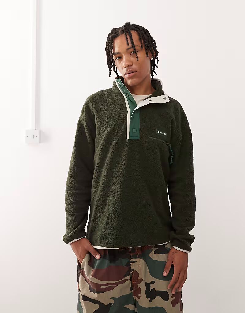 

Флис Helvetia II с полукнопкой, зеленый Columbia