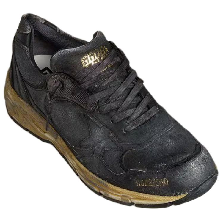 Golden Goose Кроссовки Dad Star Low top Casual мужские черные — фото 4
