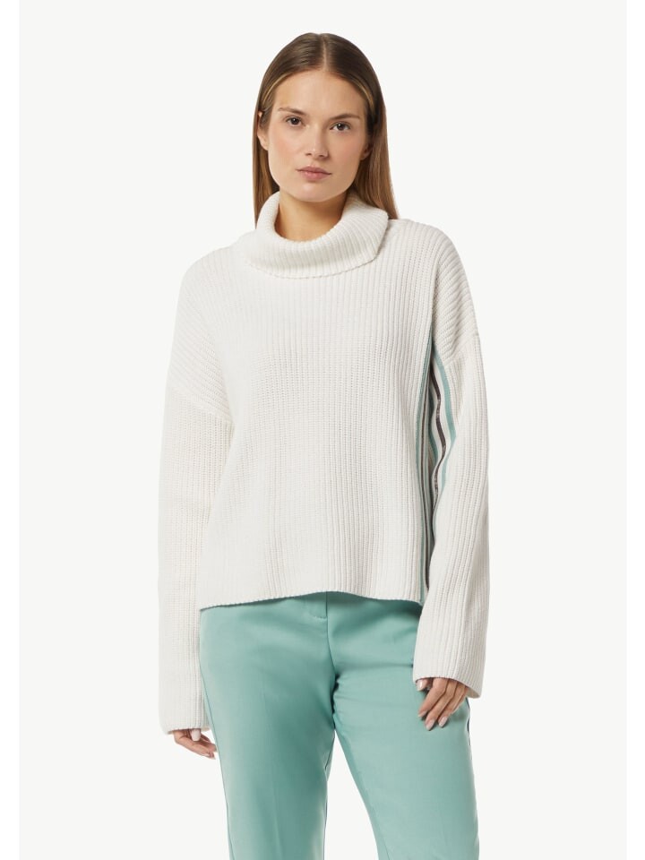 

Пуловер comma CI Strickpullover langarm, белый