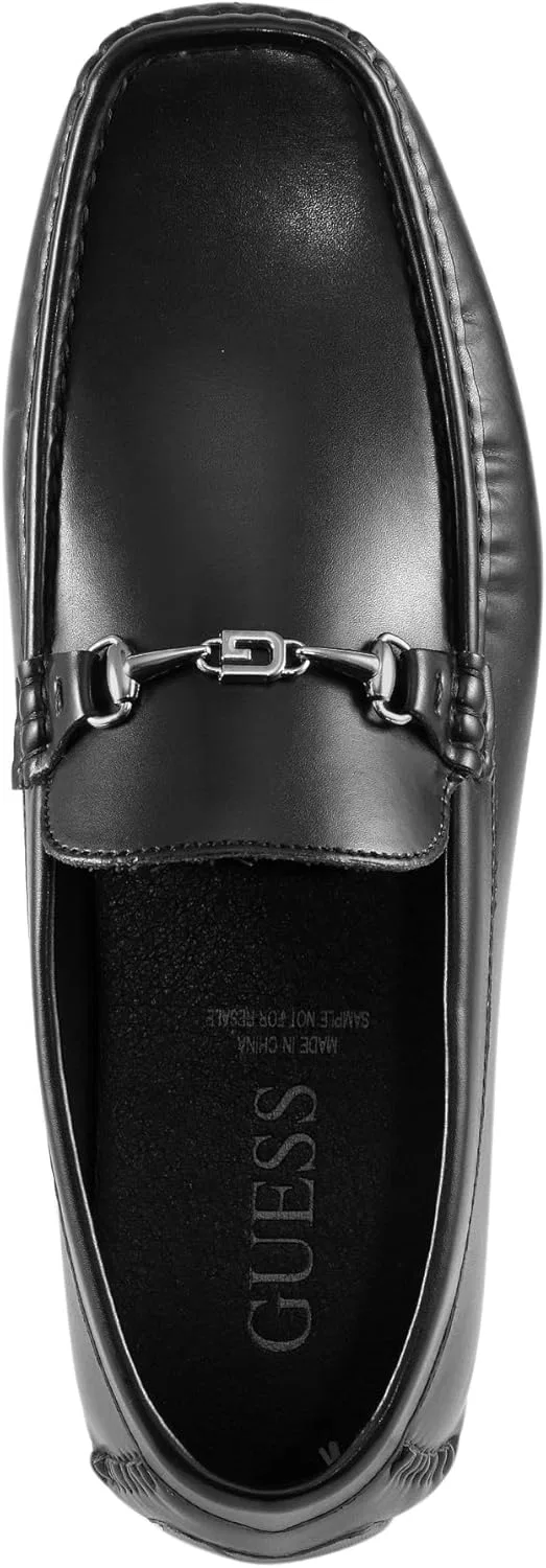 Мужские лоферы GUESS Ansto Drivers, Black 001 — фото 3