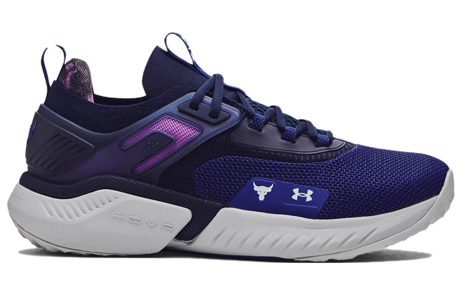 Кроссовки Project Rock 5 мужские низкие темно-синие Under Armour — фото 2