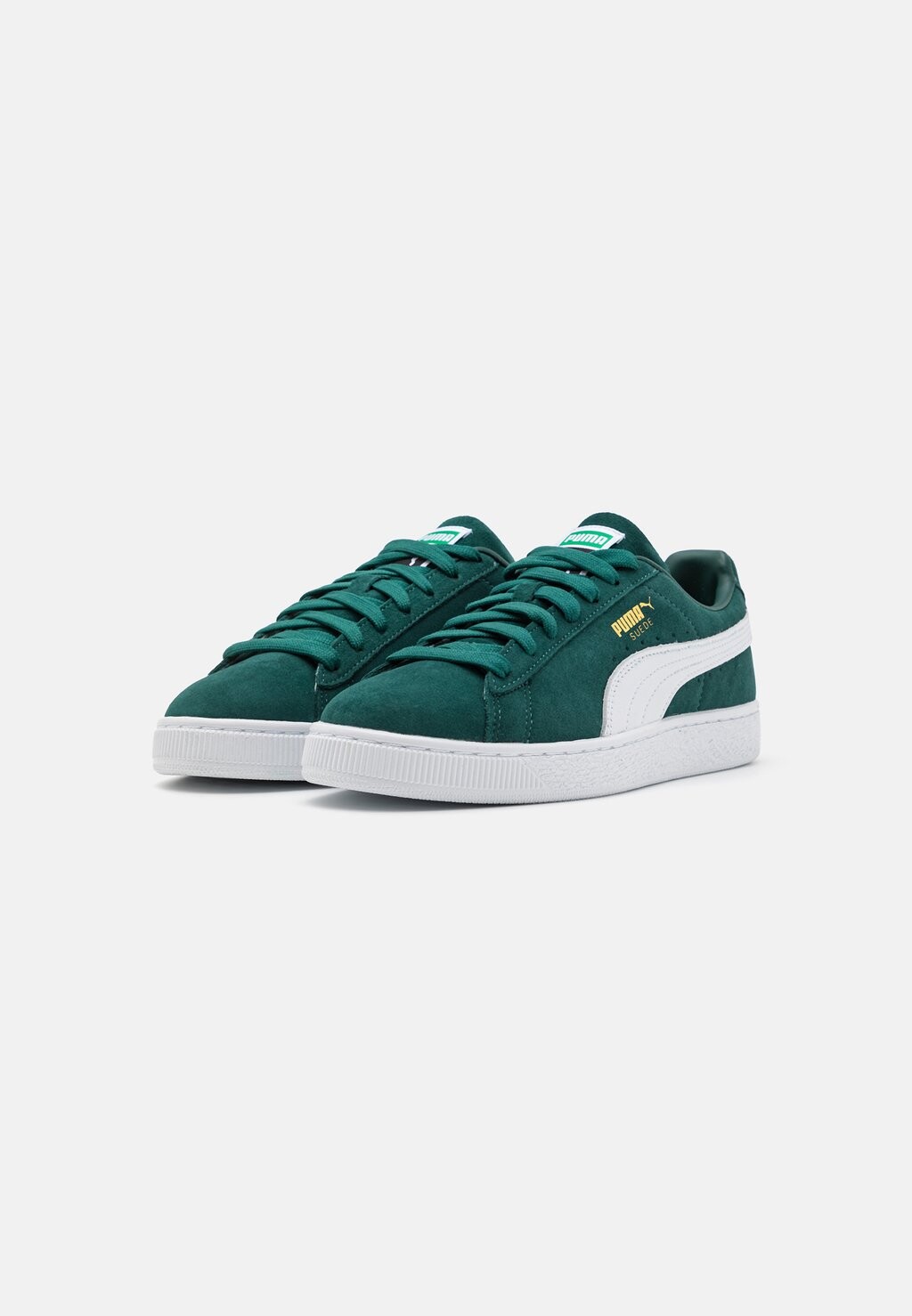 Кроссовки на шнуровке SUEDE CLASSIC UNISEX Puma, темно-зеленый — фото 4
