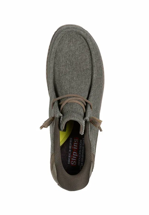 Кеды Skechers Casual lace ups, хаки — фото 3