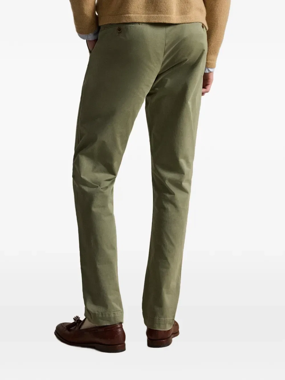 Брюки чинос Jarrett Slim Fit POLO RALPH LAUREN, зеленый — фото 4