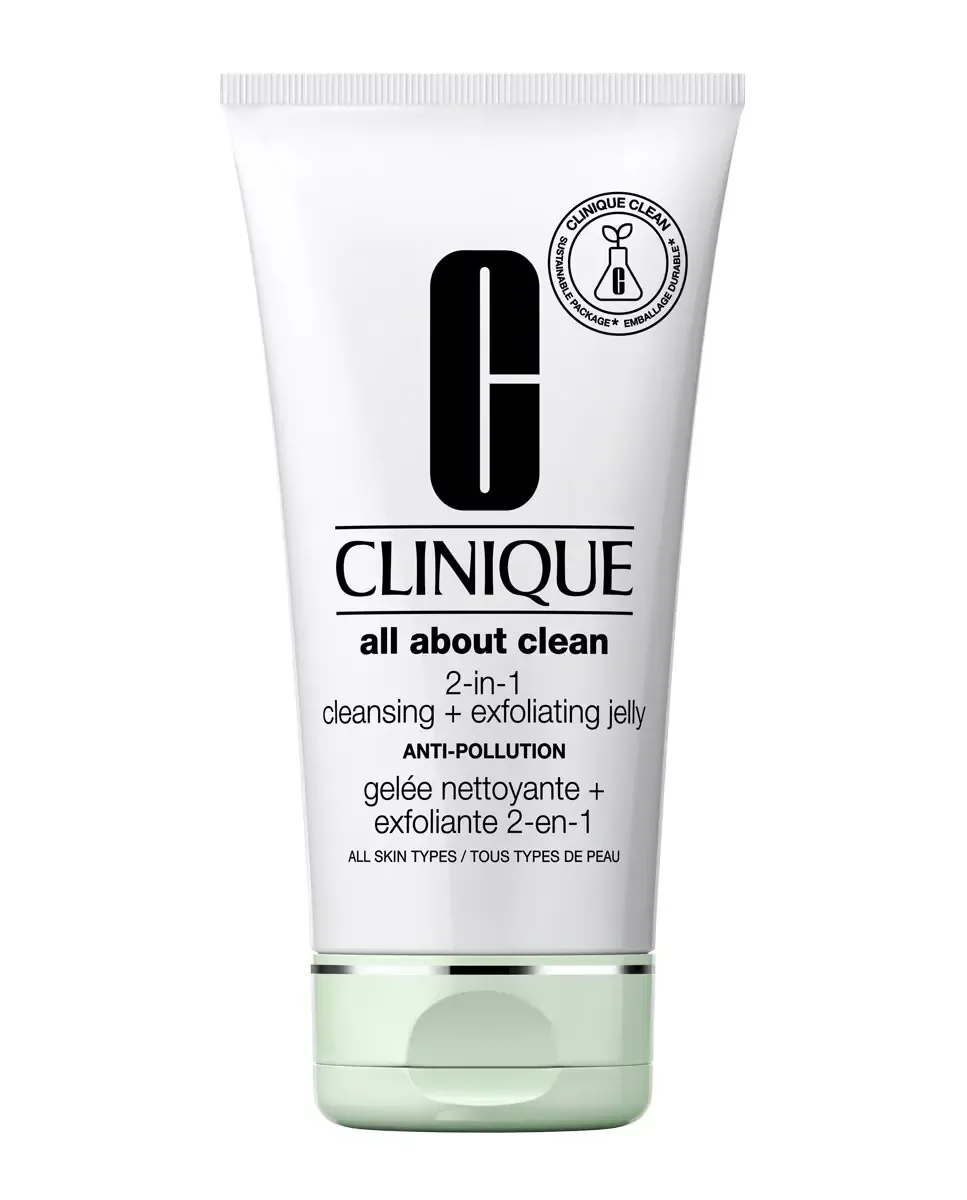 Очищающее средство + скраб в Aqua gel All About Clean 2 в 1 150 мл Clinique