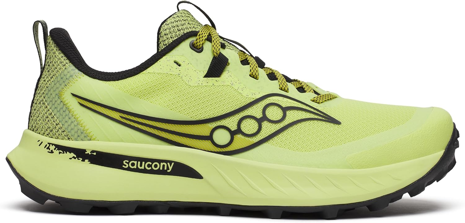 Мужские кроссовки для трейлового бега Saucony Peregrine 15, черный — фото 4
