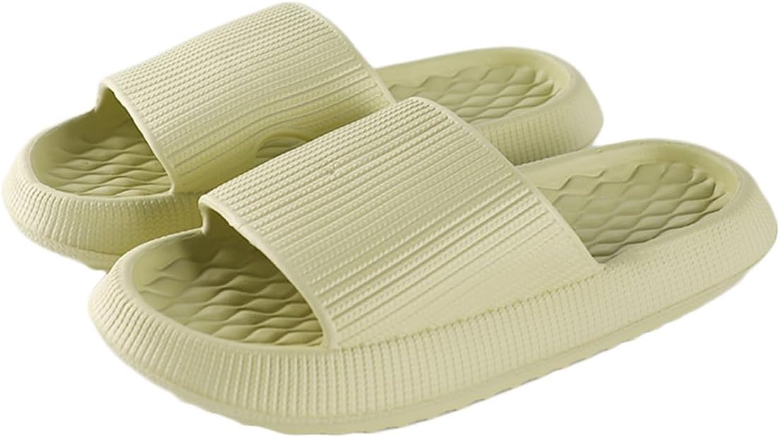 

Мужские и женские шлепанцы AUXDIQ для дома, быстросохнущие, для душа, у бассейна, пляжа и дома, зеленый