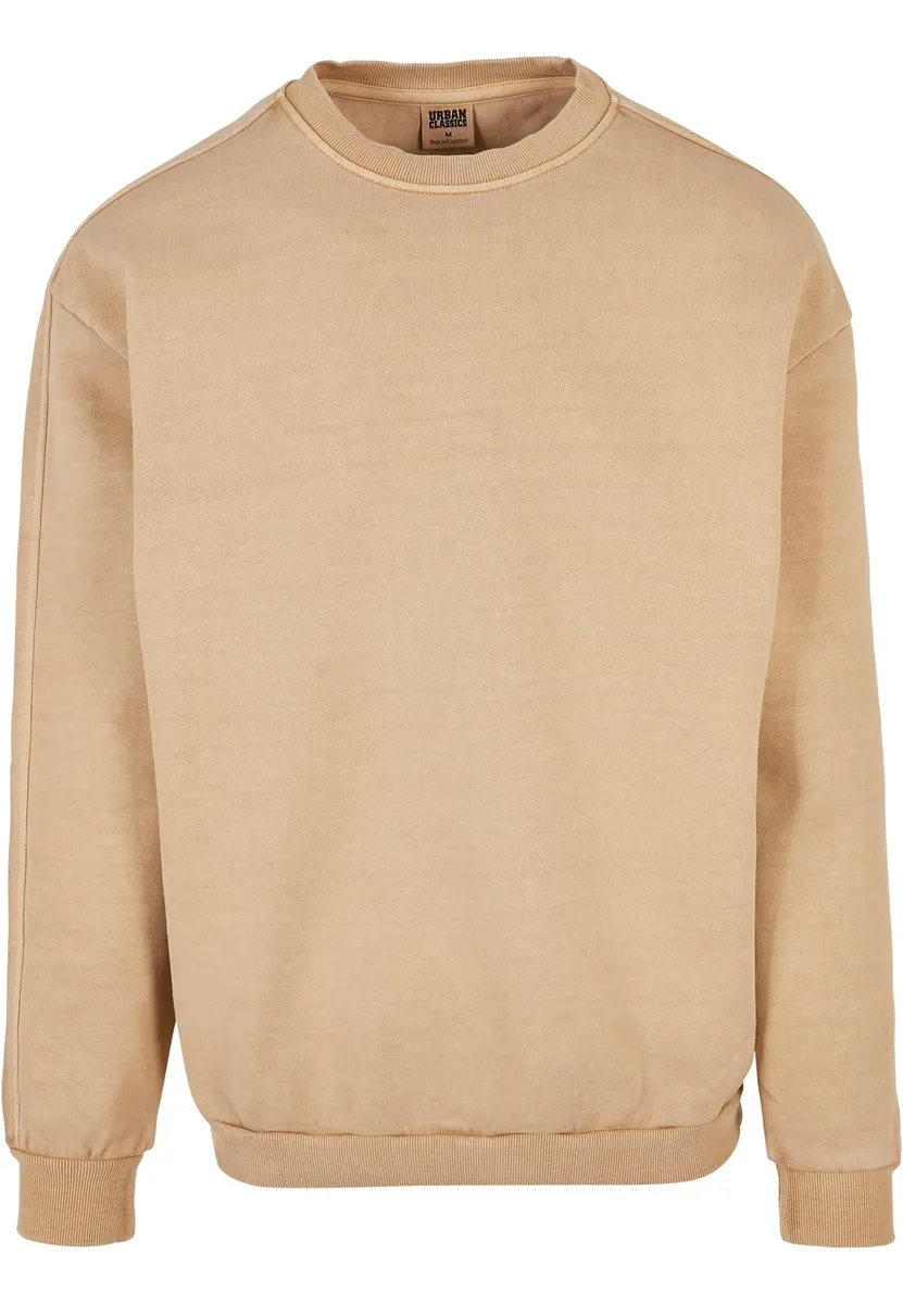 

Свитер с круглым вырезом URBAN CLASSICS " Urban Classics Men's Heavy Terry Garment Dye Crew", бежевый