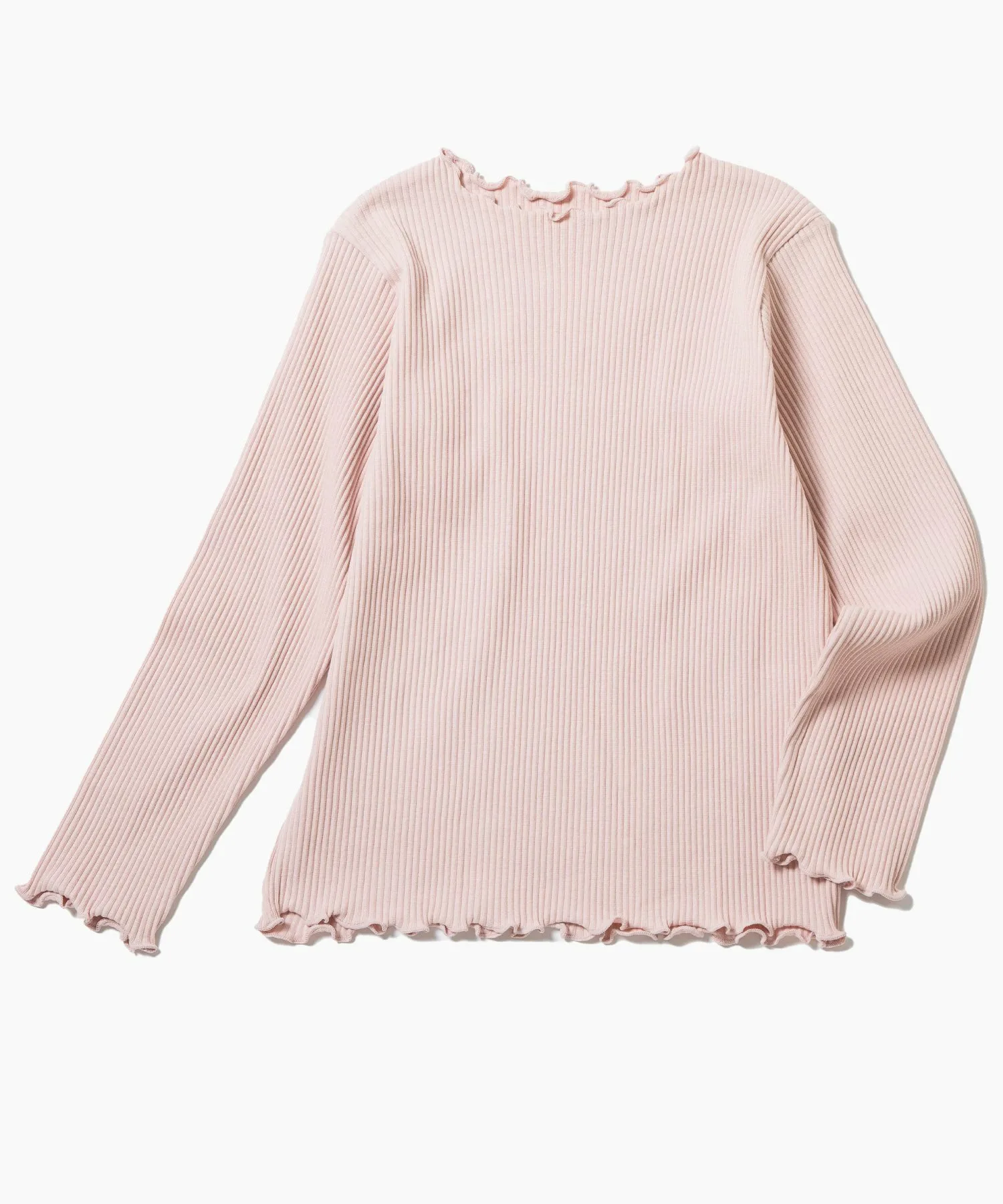 Ребристый топ с круглым вырезом Ever Closet, pink — фото 3