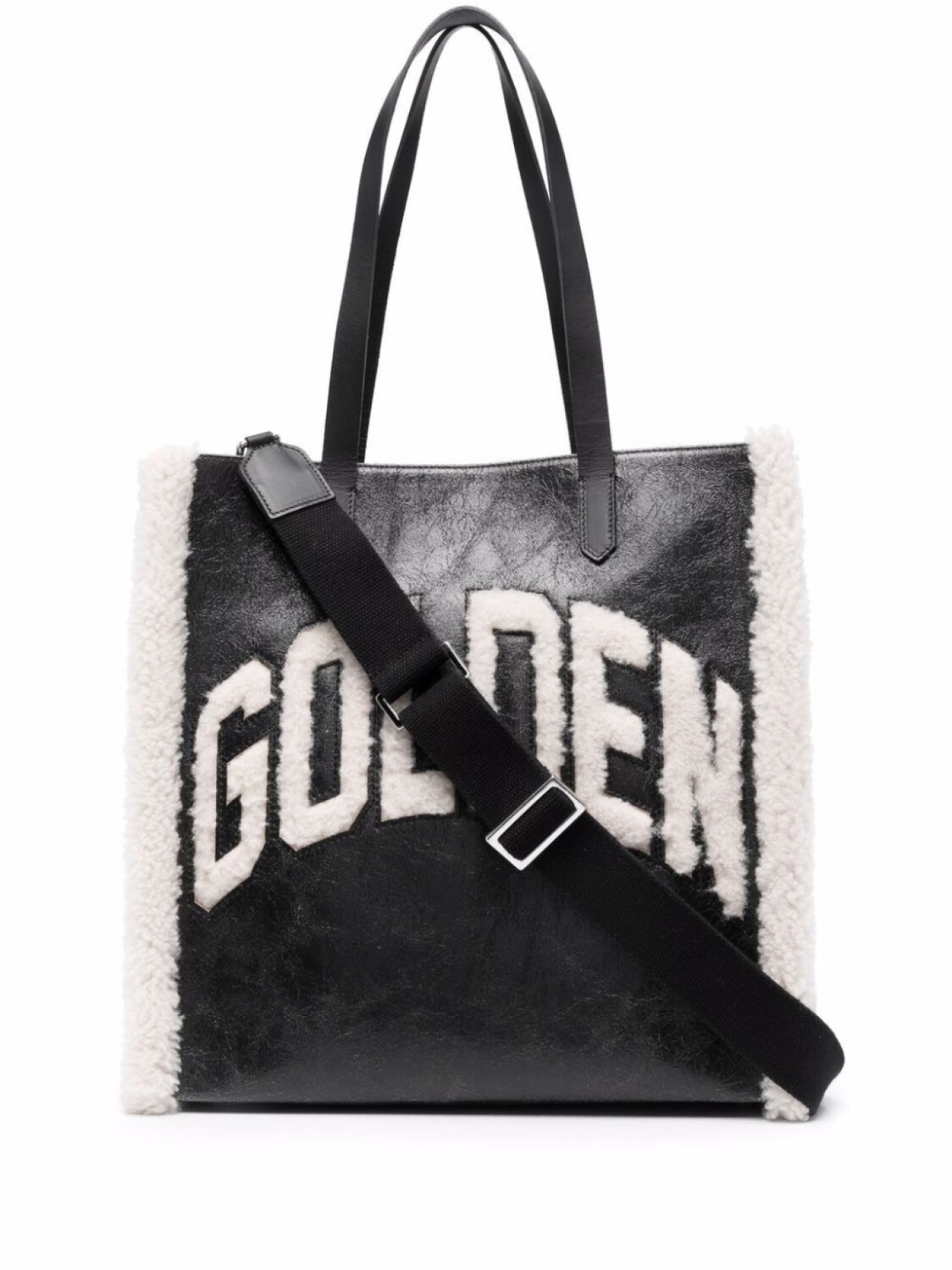 

Golden Goose сумка-тоут California из шерпы, черный