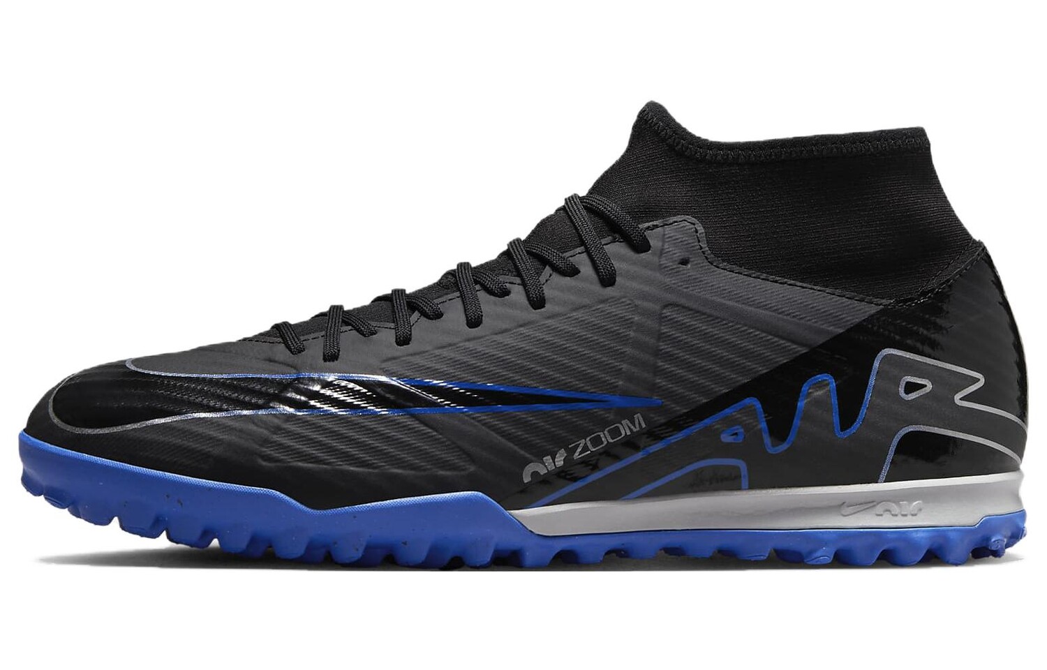 

Футбольные бутсы Zoom Mercurial Superfly 9 Academy TF 'Shadow Pack' Nike, черный/синий