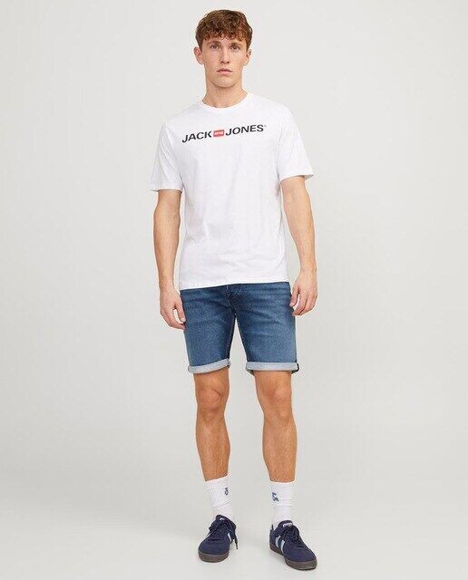 

Мужские джинсовые шорты с карманами и застежкой на пуговицы Jack & Jones, синий