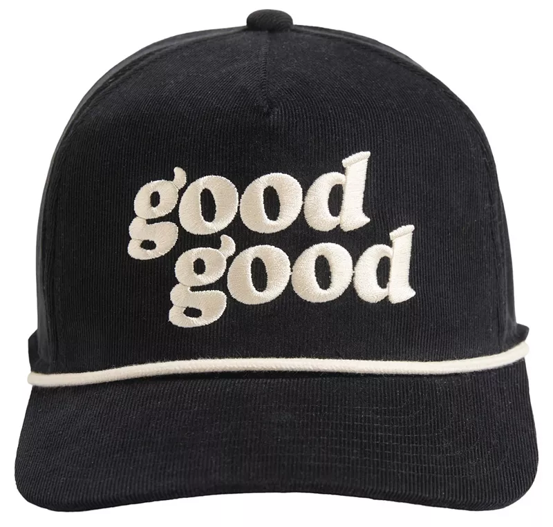 

Мужская кепка Good Good Golf для гонщиков с веревкой, черный