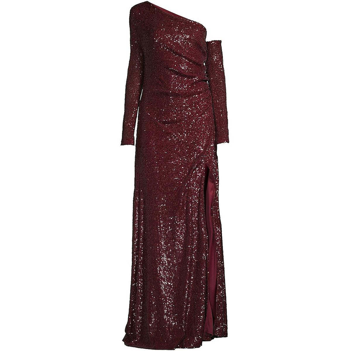 

Женское вечернее платье из сетки с пайетками Donna Karan