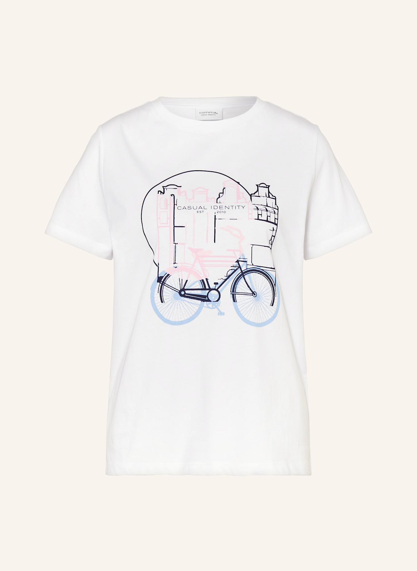 

Футболка Comma Casual Identity, мультиколор
