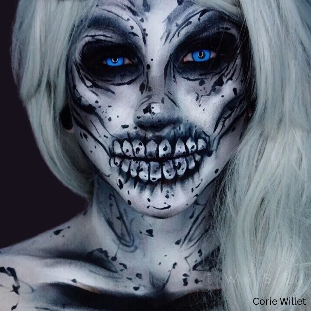 Жидкий грим для лица Mehron Liquid Face Paints, черный, 4.5 унции Mehron, Black — фото 3