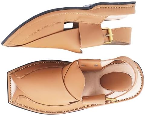 Мужские летние сандалии UG Fashions с двойной подошвой, из черной натуральной кожи коровы, удобная обувь Ugfashions — фото 3