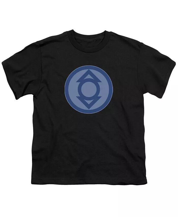 

Футболка с коротким рукавом и символом индиго для мальчиков Green Lantern, черный
