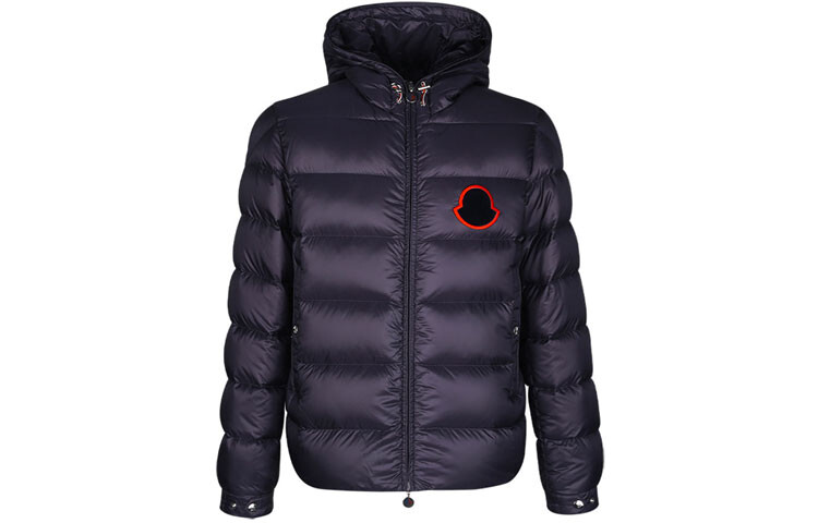 

Пуховик мужской синий Moncler