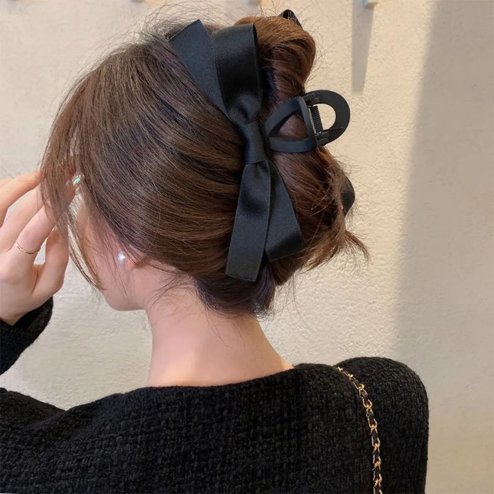 Заколка для волос, заколка для волос, лента Miniministore, Black Smooth