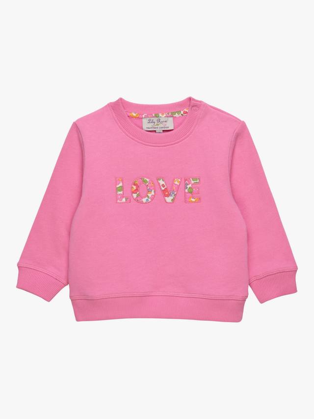 

Толстовка baby betsy с принтом love sweatshirt Trotters, розовый/разноцветный