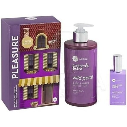 

Panthenol Extra Pleasure Promo Wild Petal очищающее средство 3 в 1 500 мл и туалетная вода 50 мл, Fotopharmacy