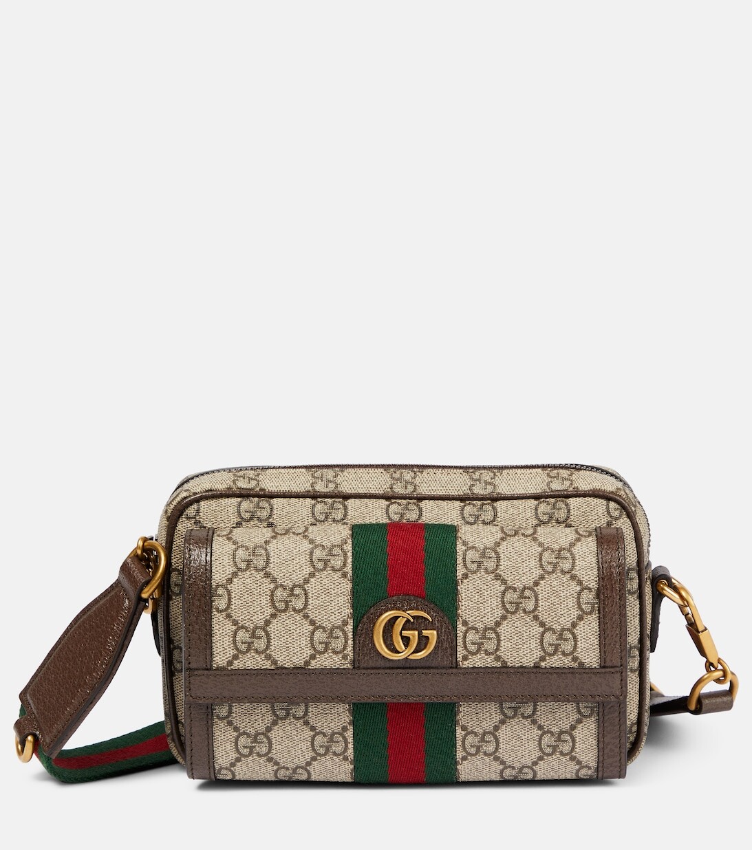 

Мини-сумка через плечо Ophidia GG Gucci, коричневый