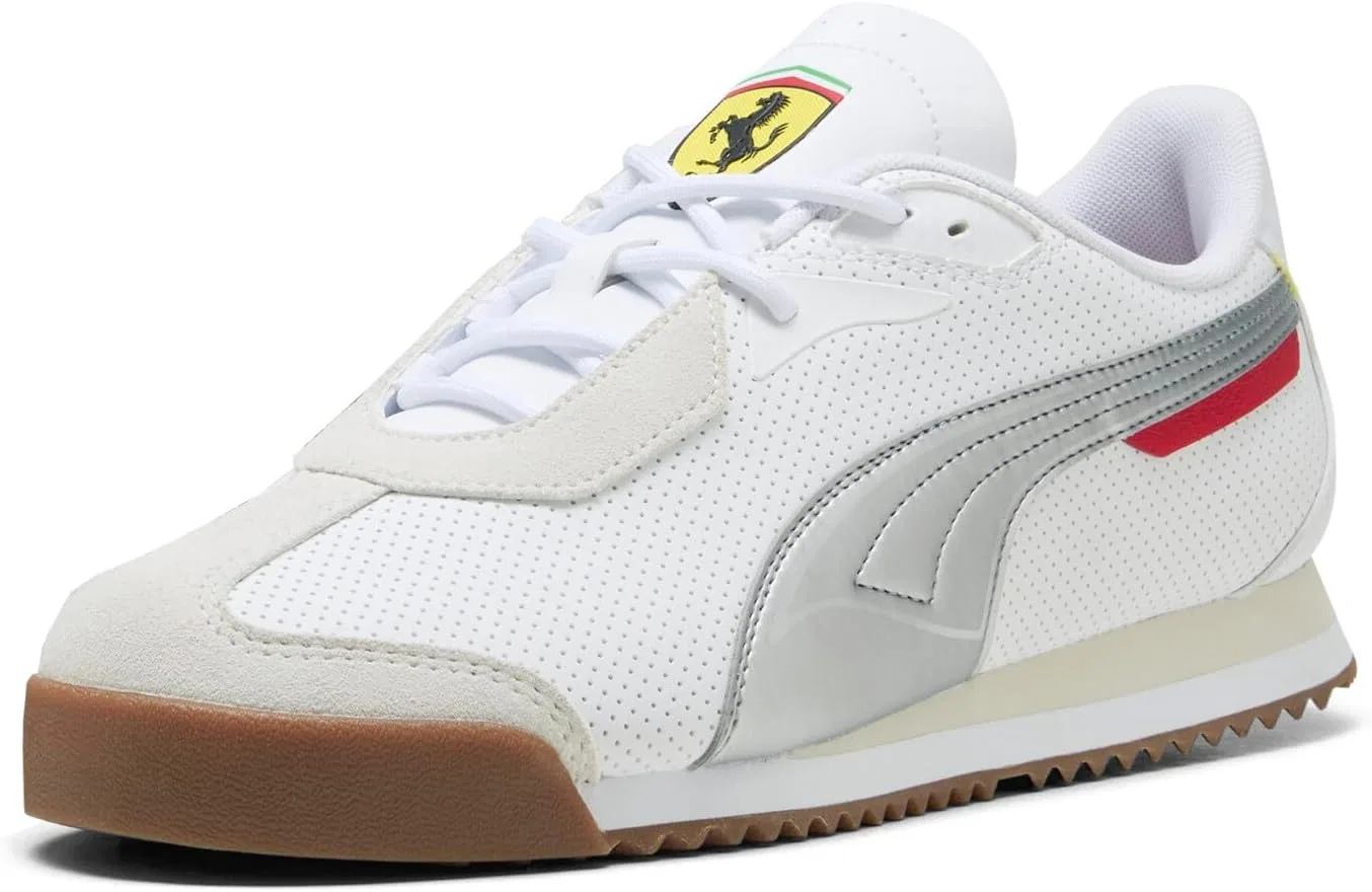 Мужские кроссовки PUMA Scuderia Ferrari Roma, белые, размер 7